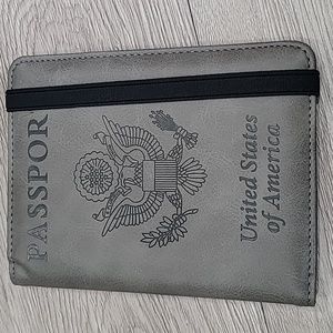 USA Passport Holder dark gray. 2 available.